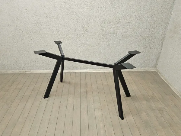 misa-table-legs-10 Black metal table legs for modern dining and office furniture
