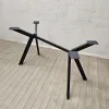 misa-table-legs-11 Powder-coated steel table legs, strong and durable base for dining tables