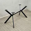 musa-table-legs-18 Modern black metal table legs in industrial style for dining table