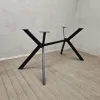 musa-table-legs-8 Cross-frame metal table base for solid wood tabletop