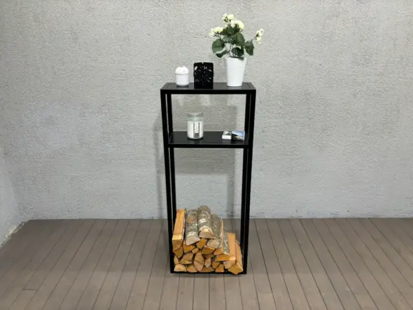 IMG_3038 POKAINU - Firewood Rack with 2 shelfs