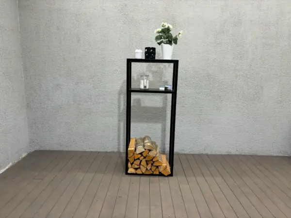 IMG_3042 POKAINU - Firewood Rack with 2 shelfs