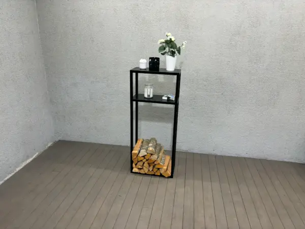 IMG_3045 POKAINU - Firewood Rack with 2 shelfs