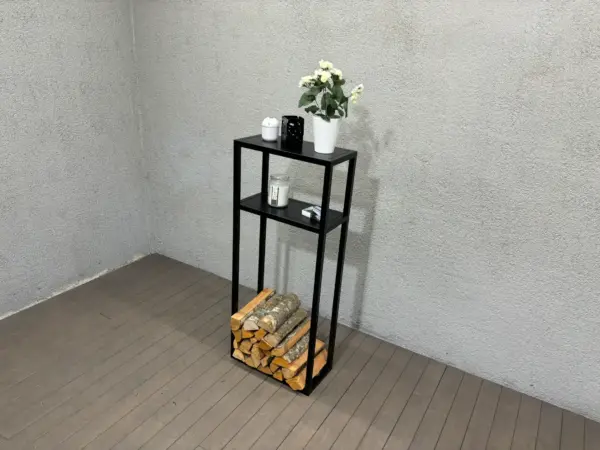 IMG_3047 POKAINU - Firewood Rack with 2 shelfs