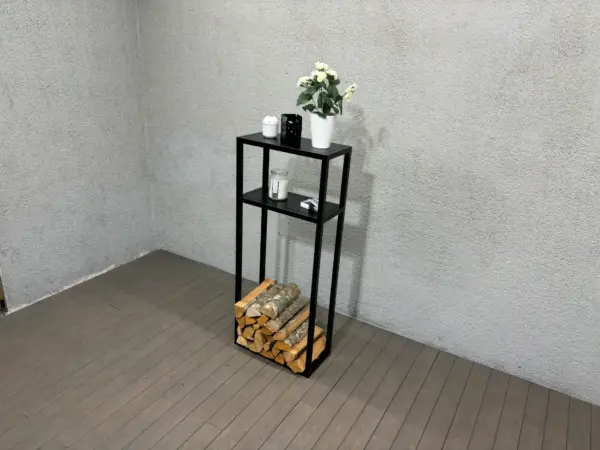 IMG_3048 POKAINU - Firewood Rack with 2 shelfs