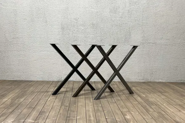 VARKE - X Shaped Pair Table Legs