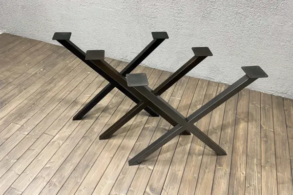 VARKE - X Shaped Pair Table Legs